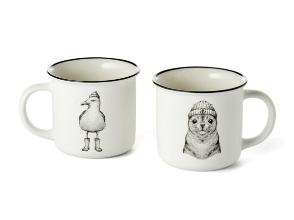 Cup 'Seal and Seagull', 0.3L